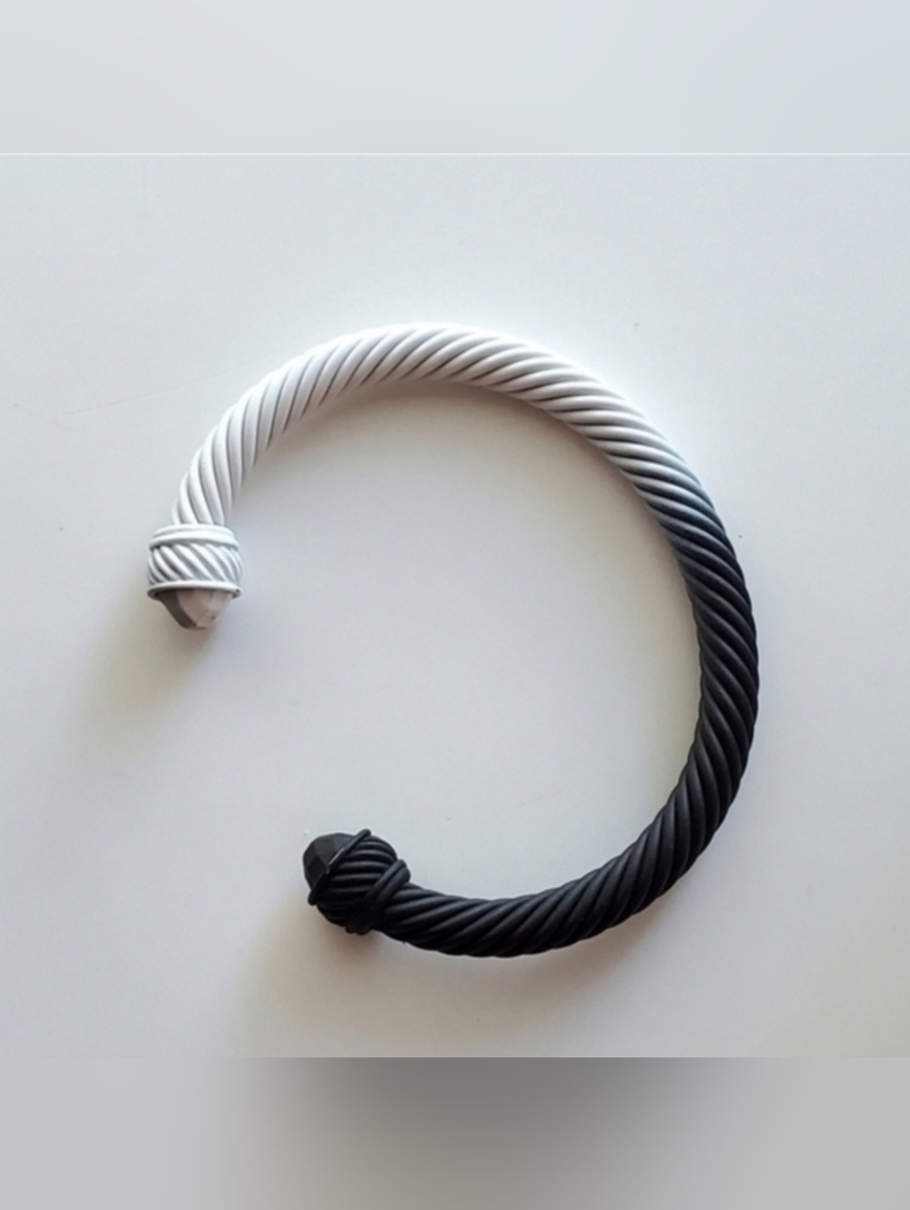 Twisted Cable Bracelet Matte Finish